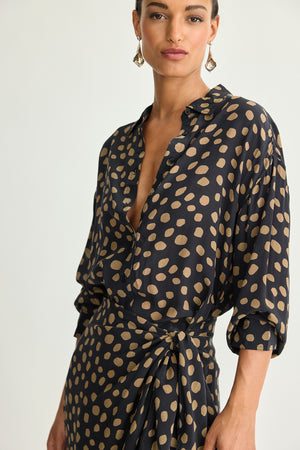 Alessandra Sarong Shirt Dress | Apiece Apart