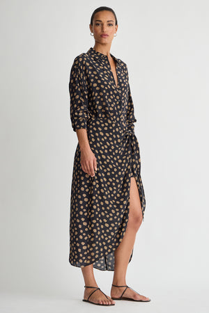 Alessandra Sarong Shirt Dress | Apiece Apart